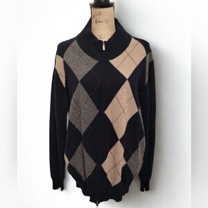 Massimo Dutti Cashmere Wool Zip Cardigan Women's Size L